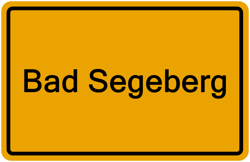 Handelsregisterauszug Bad Segeberg